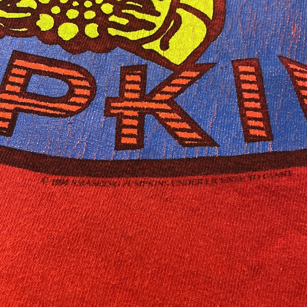 Vintage SMASHING PUMPKINS Pisces Iscariot Era Distressed TShirt Size XLarge 1994 - Picture 3 of 9